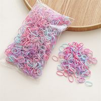 Simple Style Solid Color Rubber Band Handmade Hair Tie sku image 1