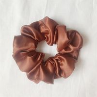 Simple Style Commute Solid Color Cloth Handmade Pleated Hair Tie sku image 6