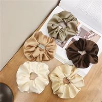 Simple Style Commute Solid Color Cloth Handmade Pleated Hair Tie main image 4