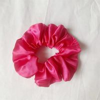 Simple Style Commute Solid Color Cloth Handmade Pleated Hair Tie sku image 18