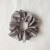 Simple Style Commute Solid Color Cloth Handmade Pleated Hair Tie sku image 10