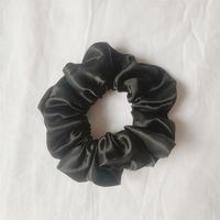 Simple Style Commute Solid Color Cloth Handmade Pleated Hair Tie sku image 12