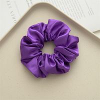 Simple Style Commute Solid Color Cloth Handmade Pleated Hair Tie sku image 28