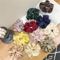 Simple Style Commute Solid Color Cloth Handmade Pleated Hair Tie main image 3