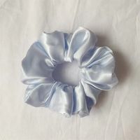 Simple Style Commute Solid Color Cloth Handmade Pleated Hair Tie sku image 7