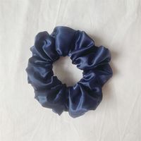 Simple Style Commute Solid Color Cloth Handmade Pleated Hair Tie sku image 11