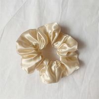 Einfacher Stil Pendeln Einfarbig Tuch Handgemacht Falten Haargummi sku image 1