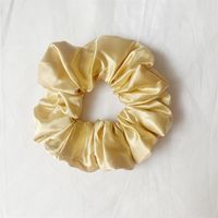 Einfacher Stil Pendeln Einfarbig Tuch Handgemacht Falten Haargummi sku image 5