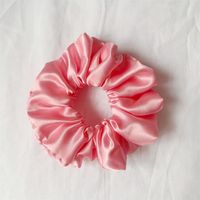 Simple Style Commute Solid Color Cloth Handmade Pleated Hair Tie sku image 13