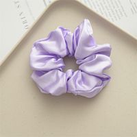 Simple Style Commute Solid Color Cloth Handmade Pleated Hair Tie sku image 25
