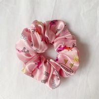 Simple Style Commute Solid Color Cloth Handmade Pleated Hair Tie sku image 21