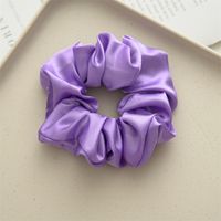 Simple Style Commute Solid Color Cloth Handmade Pleated Hair Tie sku image 26
