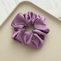 Simple Style Commute Solid Color Cloth Handmade Pleated Hair Tie sku image 30