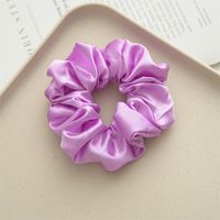 Simple Style Commute Solid Color Cloth Handmade Pleated Hair Tie sku image 27