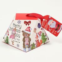 Noël Mignon Père Noël Wapiti Papier Fête Fournitures D'emballage Cadeau sku image 1