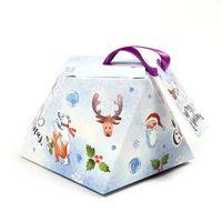 Christmas Cute Santa Claus Elk Paper Party Gift Wrapping Supplies sku image 4