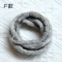 Fashion Solid Color Wool Felt Hair Tie sku image 6