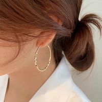 1 Pair Simple Style Solid Color Plating Copper Earrings main image 1