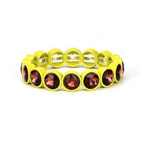 Ig Style Round Alloy Inlay Glass Women's Bracelets main image 4