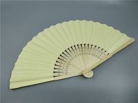 Simple Single-sided Solid Color Candy Color Diy Paper Fan 1 Pieces sku image 4