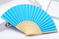 Simple Single-sided Solid Color Candy Color Diy Paper Fan 1 Pieces sku image 8