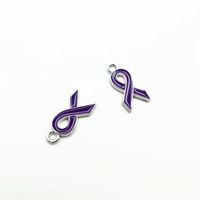 Simple Style Ribbon Alloy Enamel Plating Silver Plated Jewelry Accessories main image 2