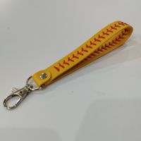 Simple Style Geometric Pu Leather Bag Pendant Keychain sku image 6