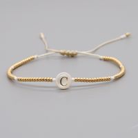 Casual Streetwear Letter Glass Rope Shell Beaded Women's Bracelets main image 4