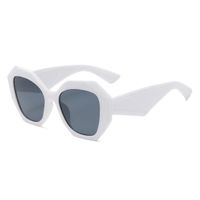 Ins Style Hip-hop Streetwear Solid Color Pc Polygon Full Frame Women's Sunglasses main image 4