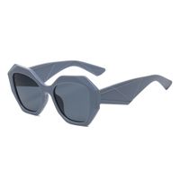 Ins Style Hip-hop Streetwear Solid Color Pc Polygon Full Frame Women's Sunglasses sku image 3