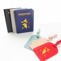 Unisex Letter Pu Leather Open Card Holders main image 5