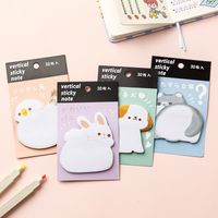 Korean Style Ins Cartoon Cute Special-shaped Sticky Notes Note Paper Creative Thickening Notepad Good-looking Note Sticker Wholesale main image 5