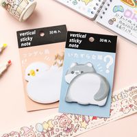 Korean Style Ins Cartoon Cute Special-shaped Sticky Notes Note Paper Creative Thickening Notepad Good-looking Note Sticker Wholesale main image 4