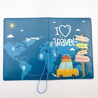 Unisex Cute Cartoon Pvc Passport Holders main image 3