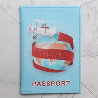 Unisex Cartoon Style Earth Pu Leather Passport Holders sku image 1