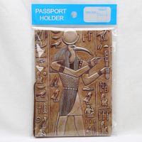 Carpeta De Protección De Certificado Creativo Personalizado De Egipto, Paquete De Tarjeta De Pasaporte, Cubierta De Almacenamiento De Certificados, Suministros De Viaje Al Extranjero main image 2