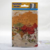 Unisex Basic Map Pvc Passport Holders sku image 4