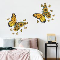 Pastoral Sunflower Butterfly Pvc Wall Sticker main image 5