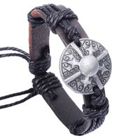 Star Anise Chinese Element Retro Leather Bracelet Wholesale sku image 3