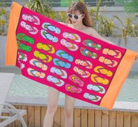 Vacation Flamingo Beach Towels main image 4