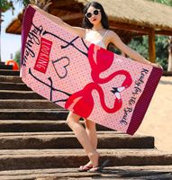 Vacation Flamingo Beach Towels main image 1