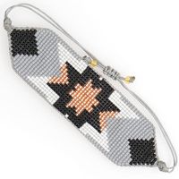 Ethnischer Stil Pentagramm Hexagramm Schmetterling Glas Großhandel Armbänder main image 6