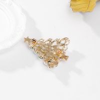 Simple Style Christmas Tree Alloy Inlay Pearl Women's Brooches main image 4