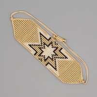 Ethnischer Stil Pentagramm Hexagramm Schmetterling Glas Großhandel Armbänder sku image 17