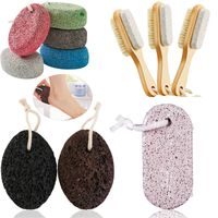 Factory Oval Goose Oval Pumice Stone Color Natural Pumice Stone Volcanic Rock Foot Grinding Get Rid Of Foot Skin Impurity Pumice Stone main image 4