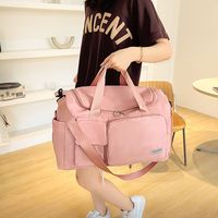Unisex Classic Style Solid Color Nylon Travel Bags main image 5