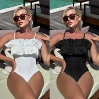 Women's Sexy Solid Color Backless 1 Piece One Piece main image 6