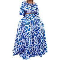 Street Women's Casual Geometric Polyester Printing Skirt Sets Skirt Sets main image 3
