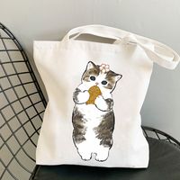 Women's Cute Cat Shopping Bags sku image 9