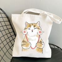 Women's Cute Cat Shopping Bags sku image 5